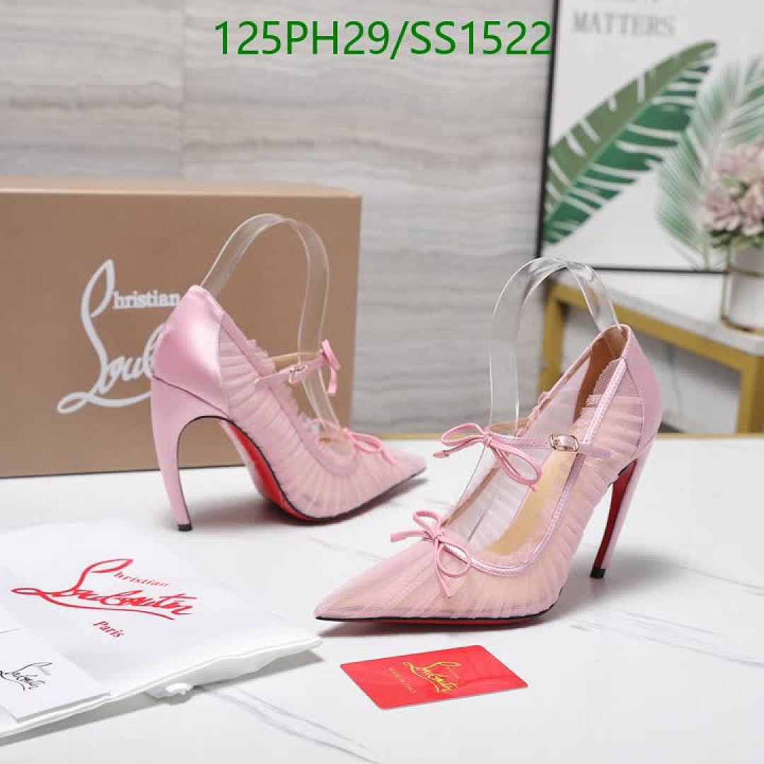 Christian Louboutin-Women Shoes Code: SS1522 $: 125USD