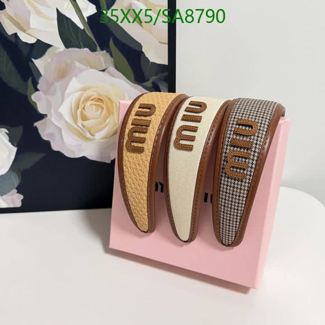 MIU MIU-Headband Code: SA8790 $: 35USD