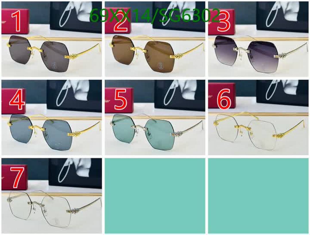 Cartier-Glasses Code: SG6302 $: 69USD