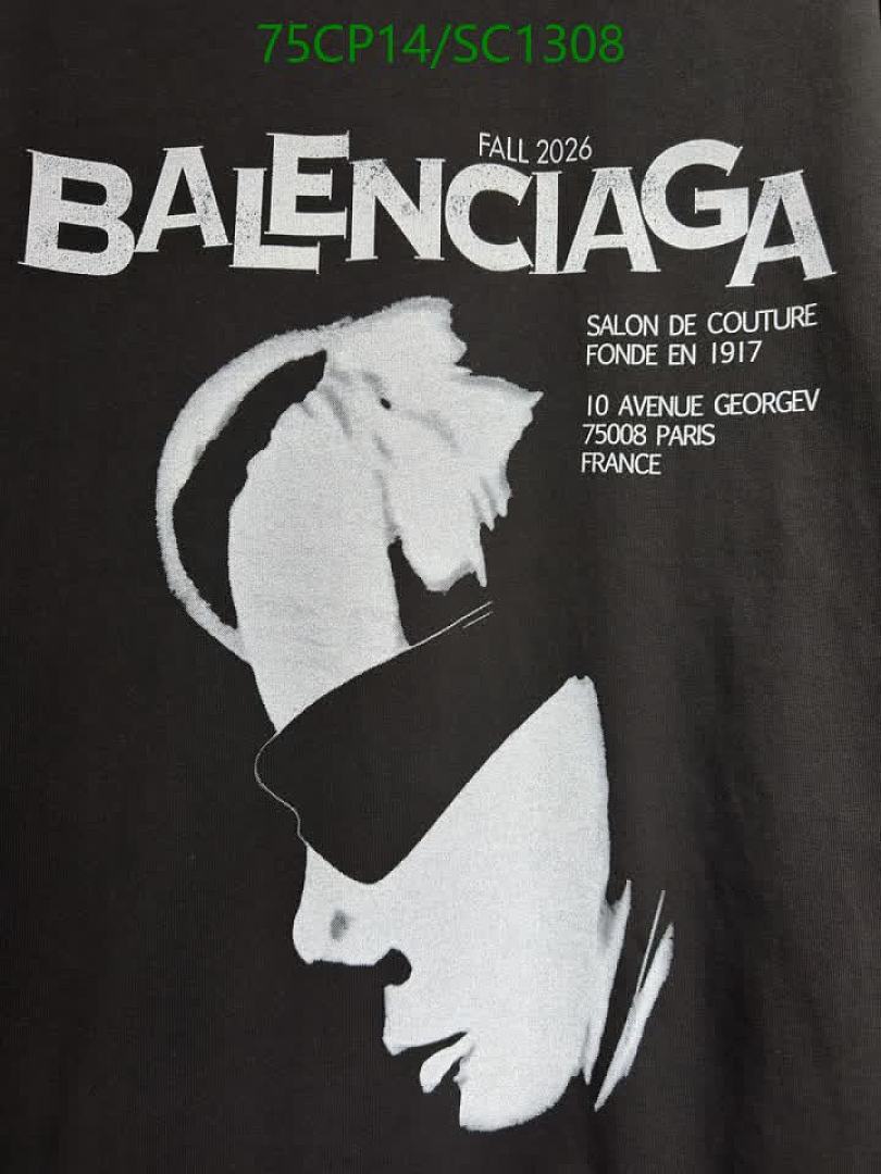 Balenciaga-Clothing Code: SC1308 $: 75USD