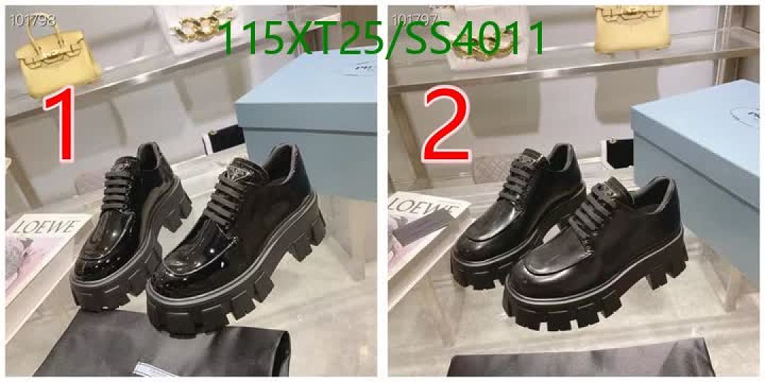 Prada-Men shoes Code: SS4011 $: 115USD