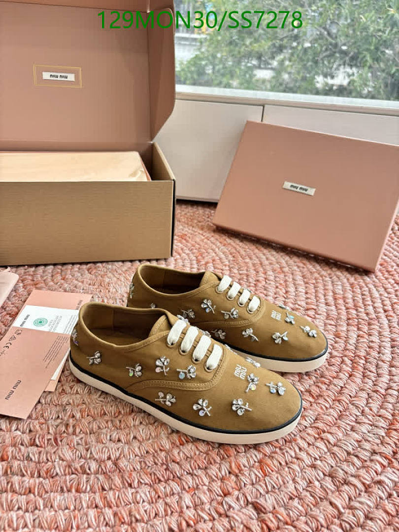 Miu Miu-Women Shoes Code: SS7278 $: 129USD