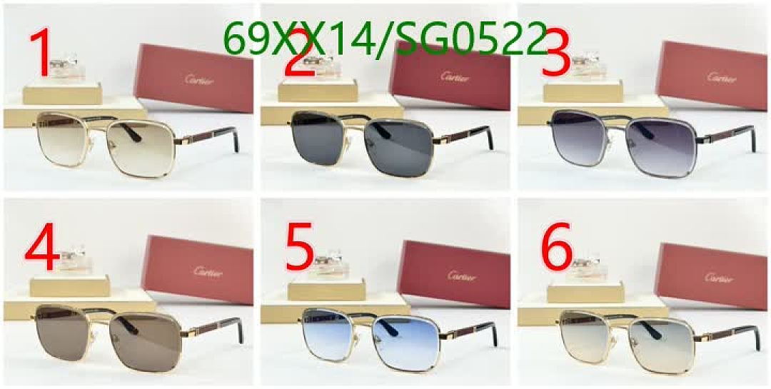 Cartier-Glasses Code: SG0522 $: 69USD