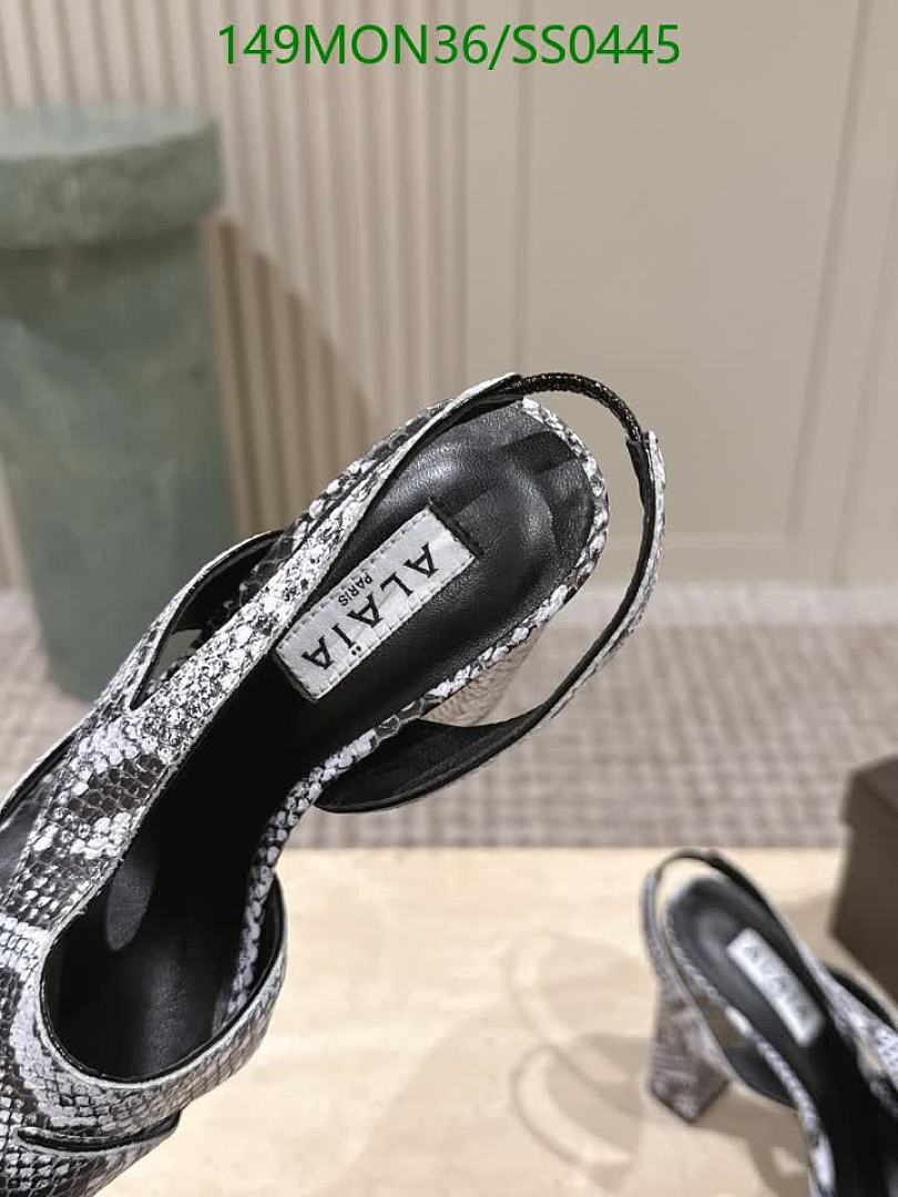 Alaia-Women Shoes Code: SS0445 $: 149USD