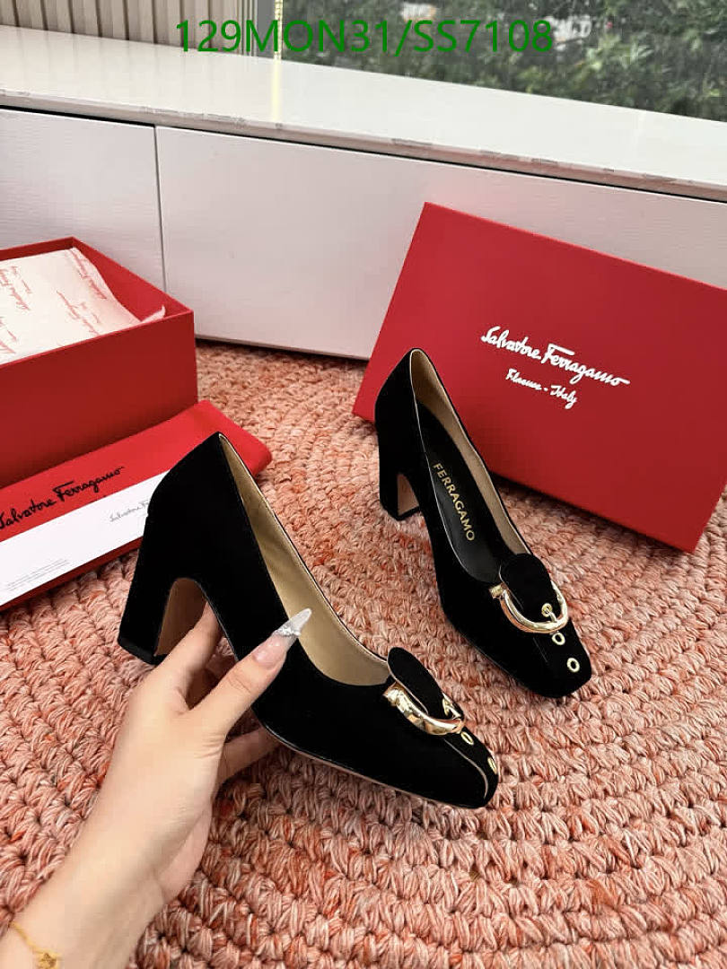 Ferragamo-Women Shoes Code: SS7108 $: 129USD