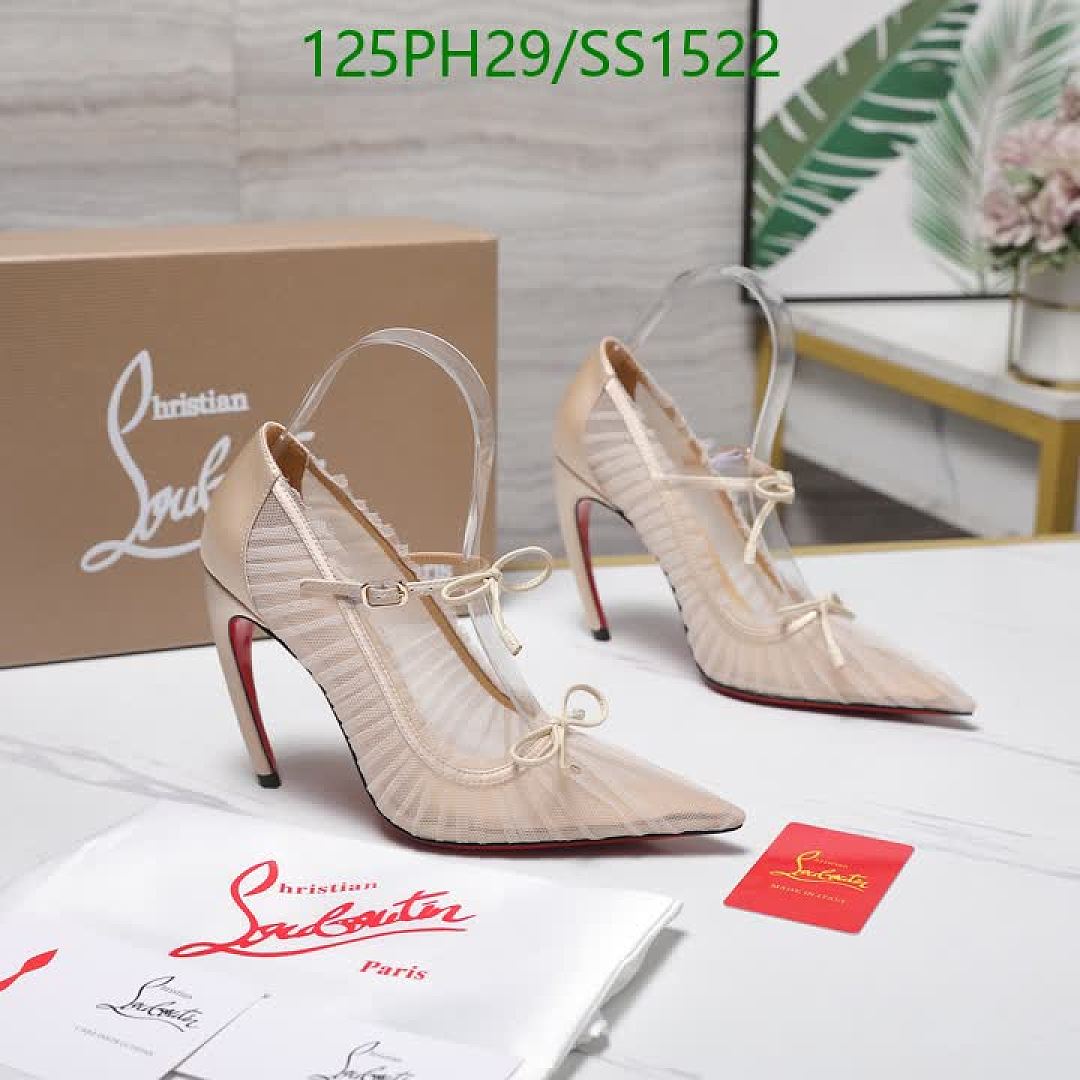 Christian Louboutin-Women Shoes Code: SS1522 $: 125USD