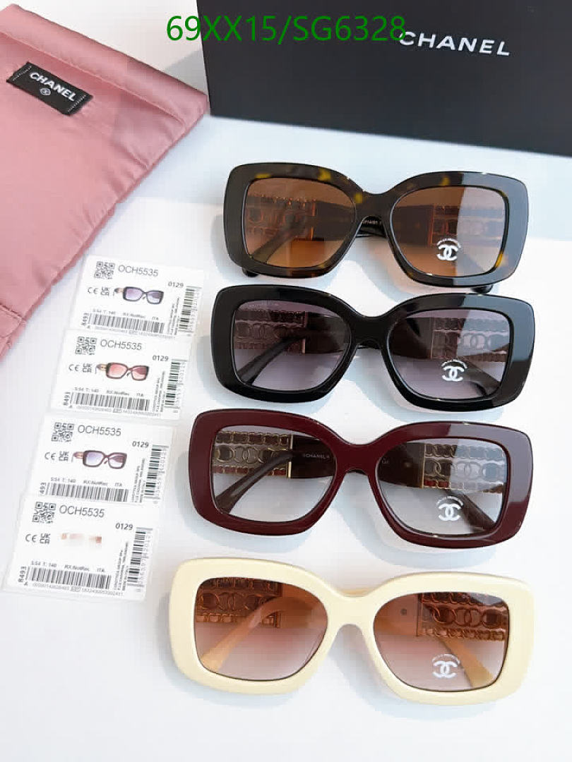 Chanel-Glasses Code: SG6328 $: 69USD