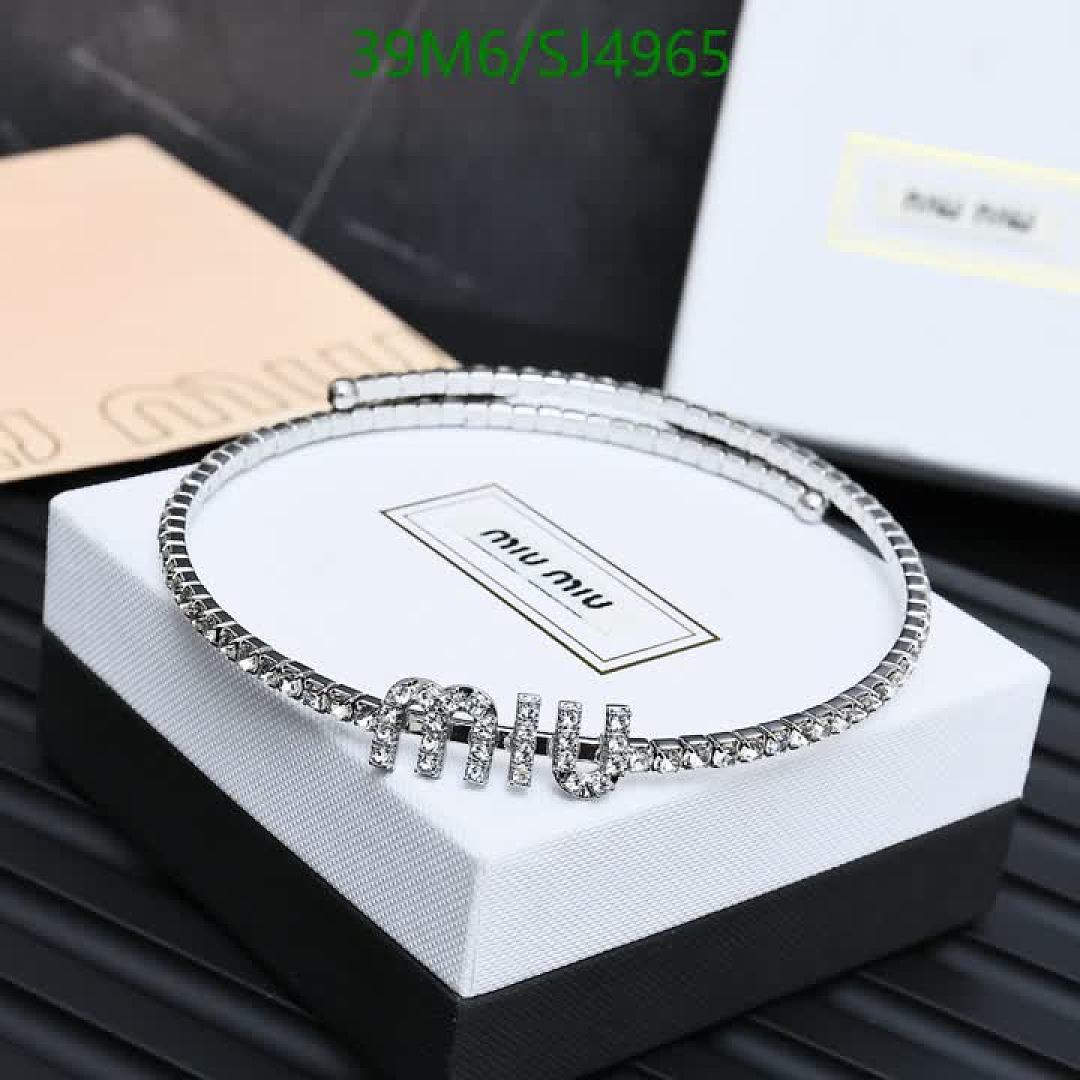 Miu Miu-Jewelry Code: SJ4965 $: 39USD