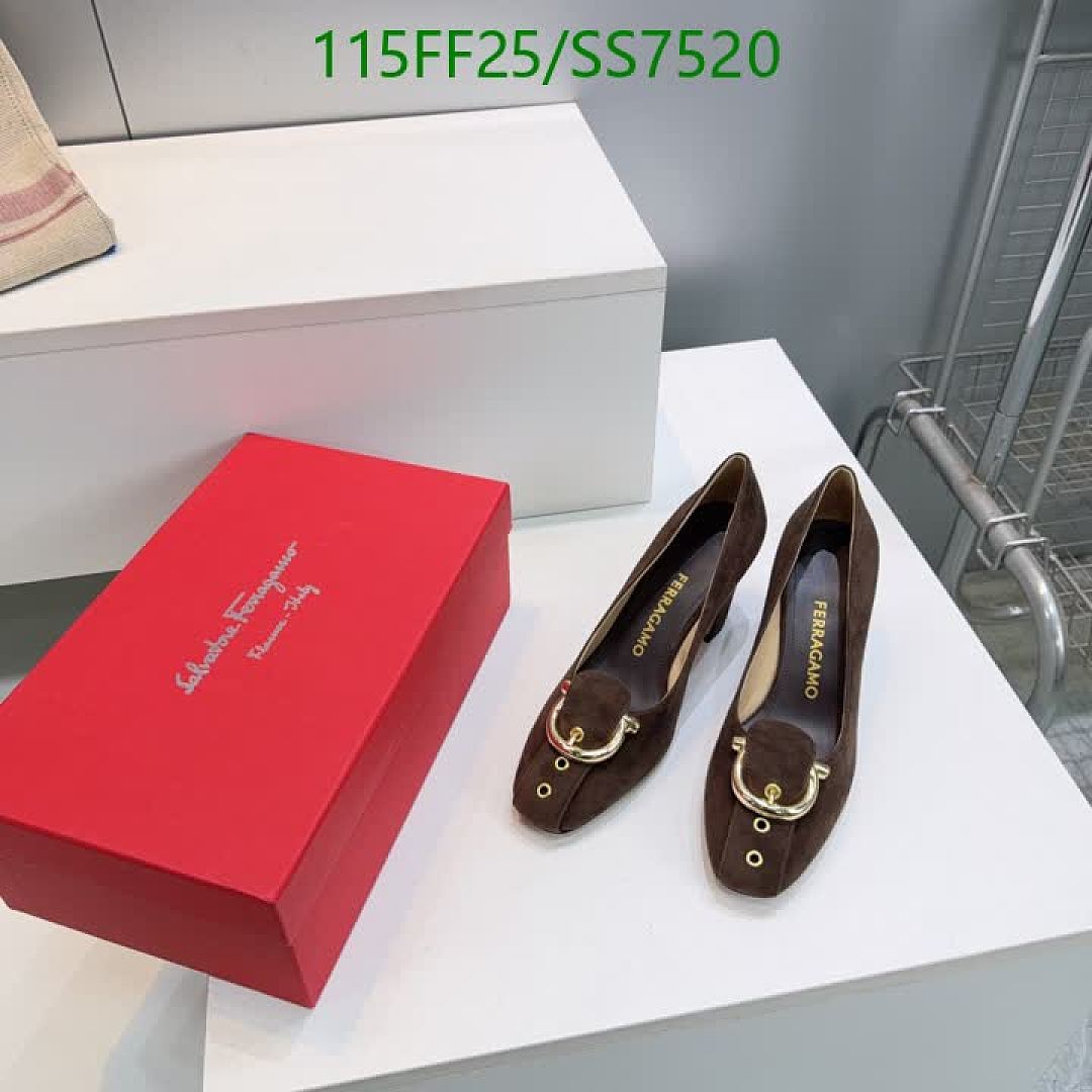 Ferragamo-Women Shoes Code: SS7520 $: 115USD