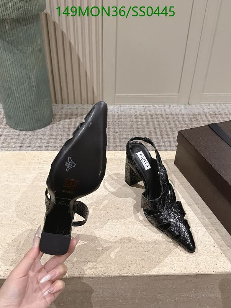 Alaia-Women Shoes Code: SS0445 $: 149USD