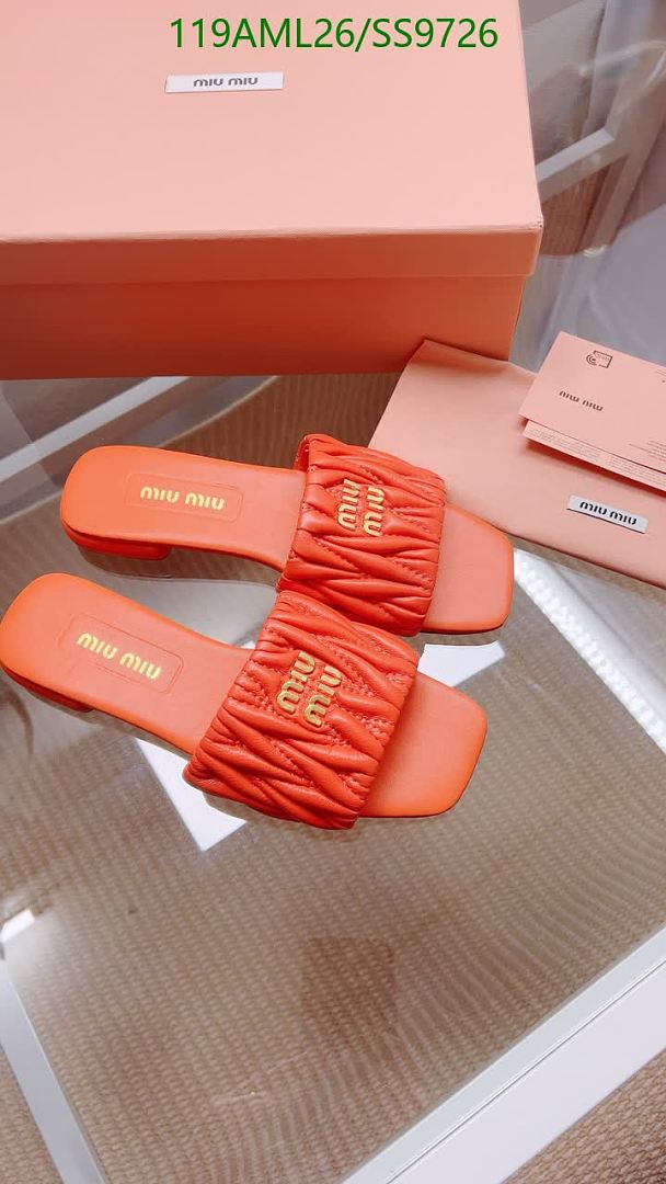 Miu Miu-Women Shoes Code: SS9726 $: 119USD
