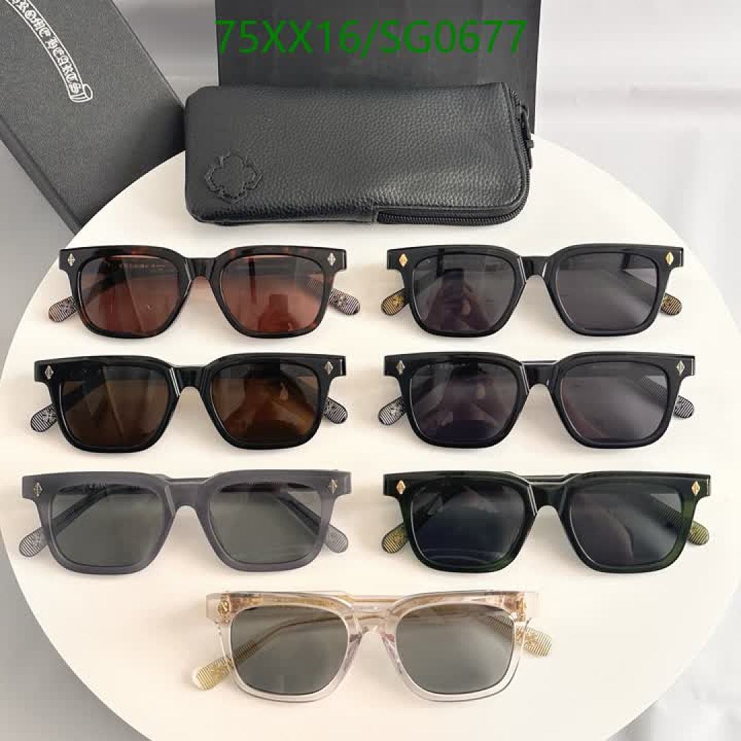 Chrome Hearts-Glasses Code: SG0677 $: 75USD