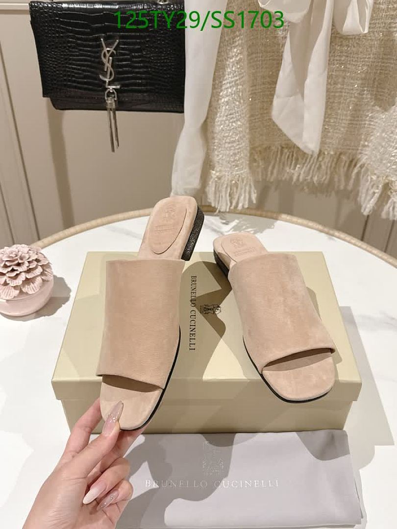 Brunello Cucinelli-Women Shoes Code: SS1703 $: 125USD