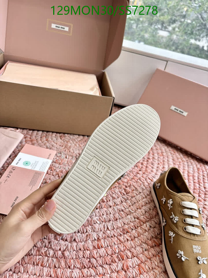 Miu Miu-Women Shoes Code: SS7278 $: 129USD