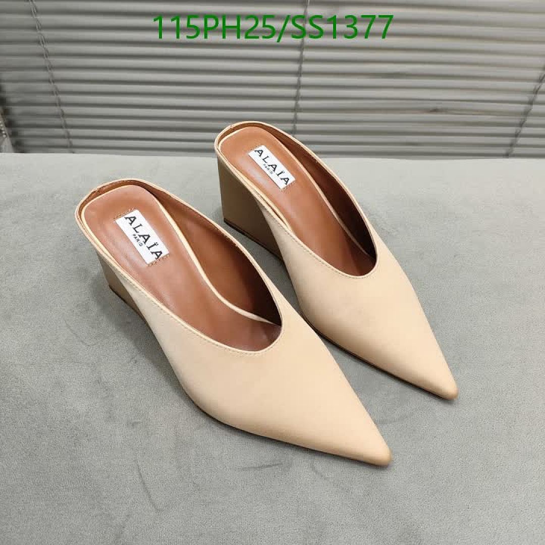 Alaia-Women Shoes Code: SS1377 $: 115USD