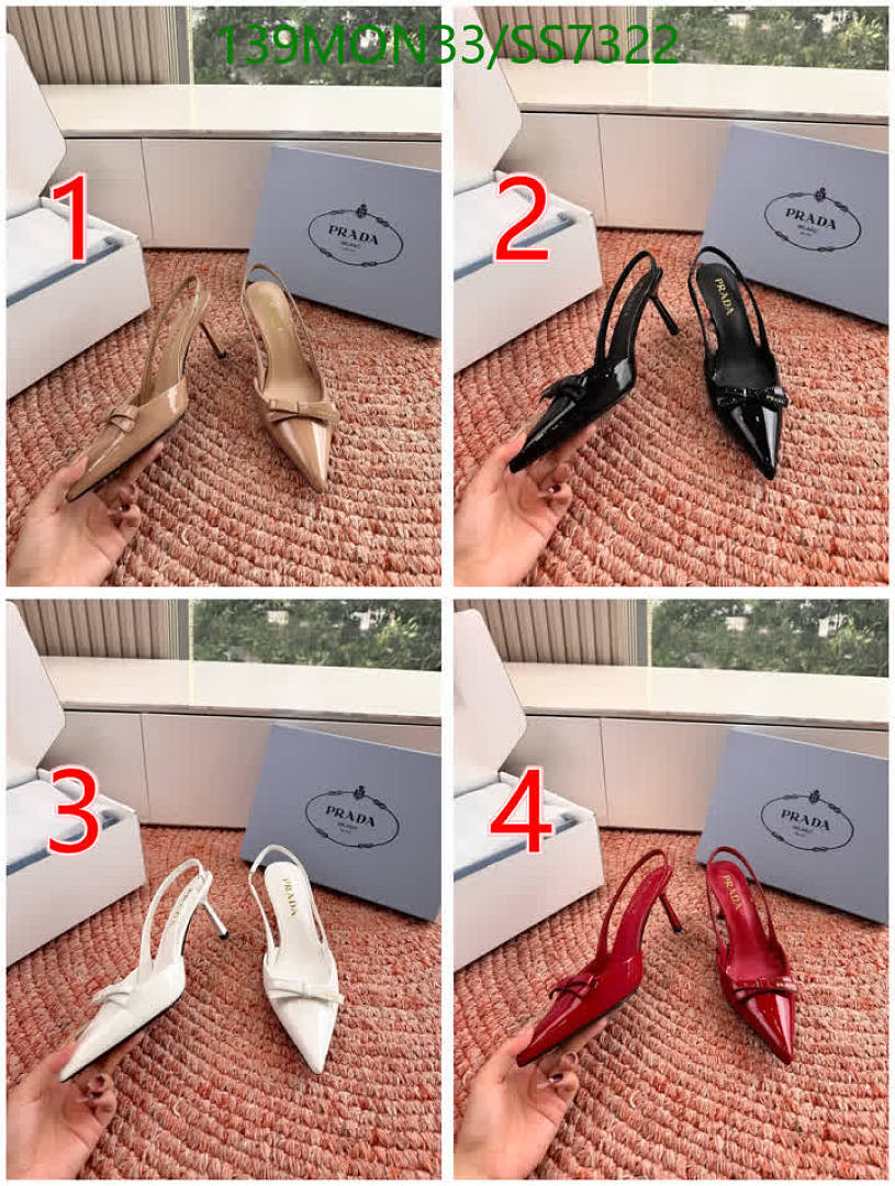 Prada-Women Shoes Code: SS7322 $: 139USD
