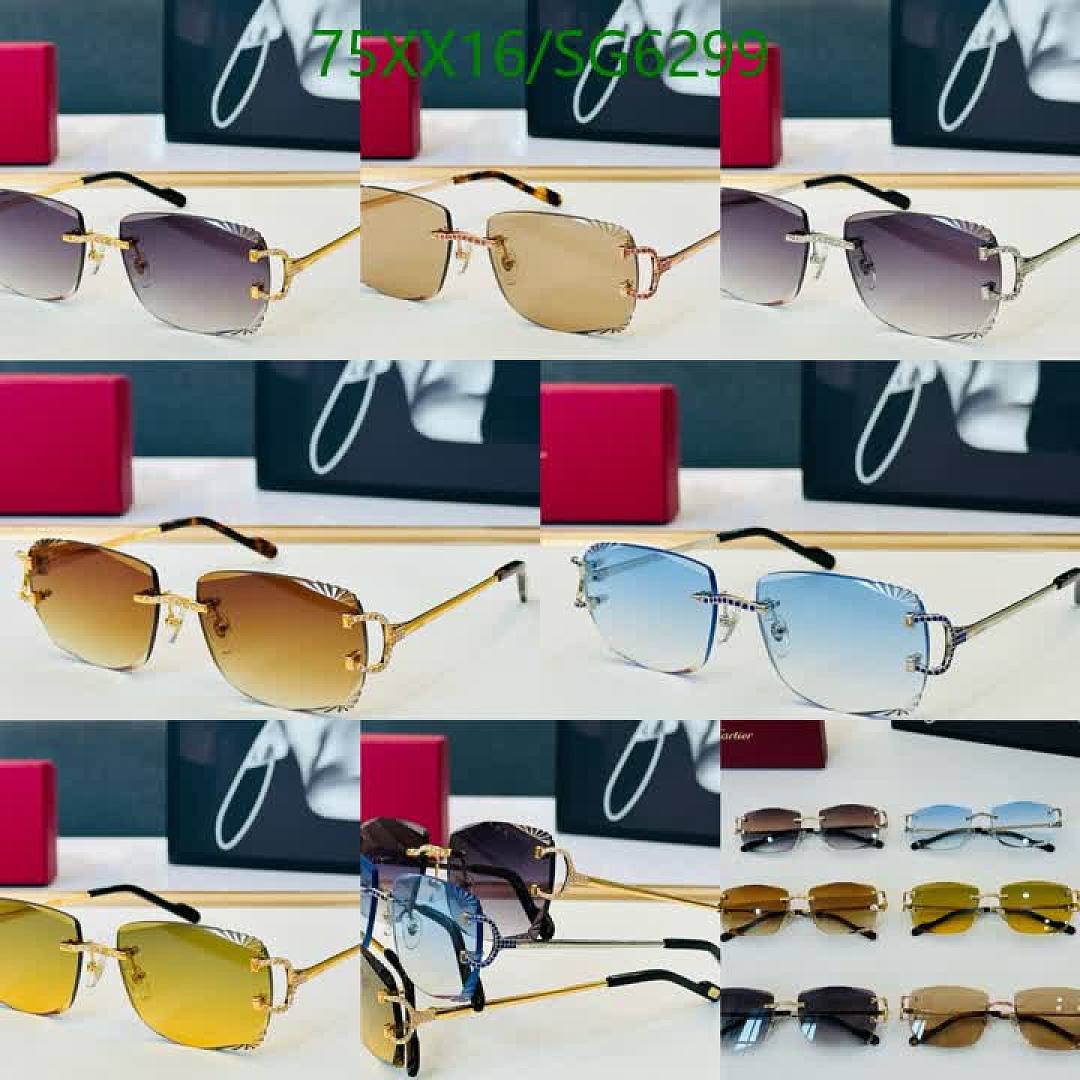 Cartier-Glasses Code: SG6299 $: 75USD