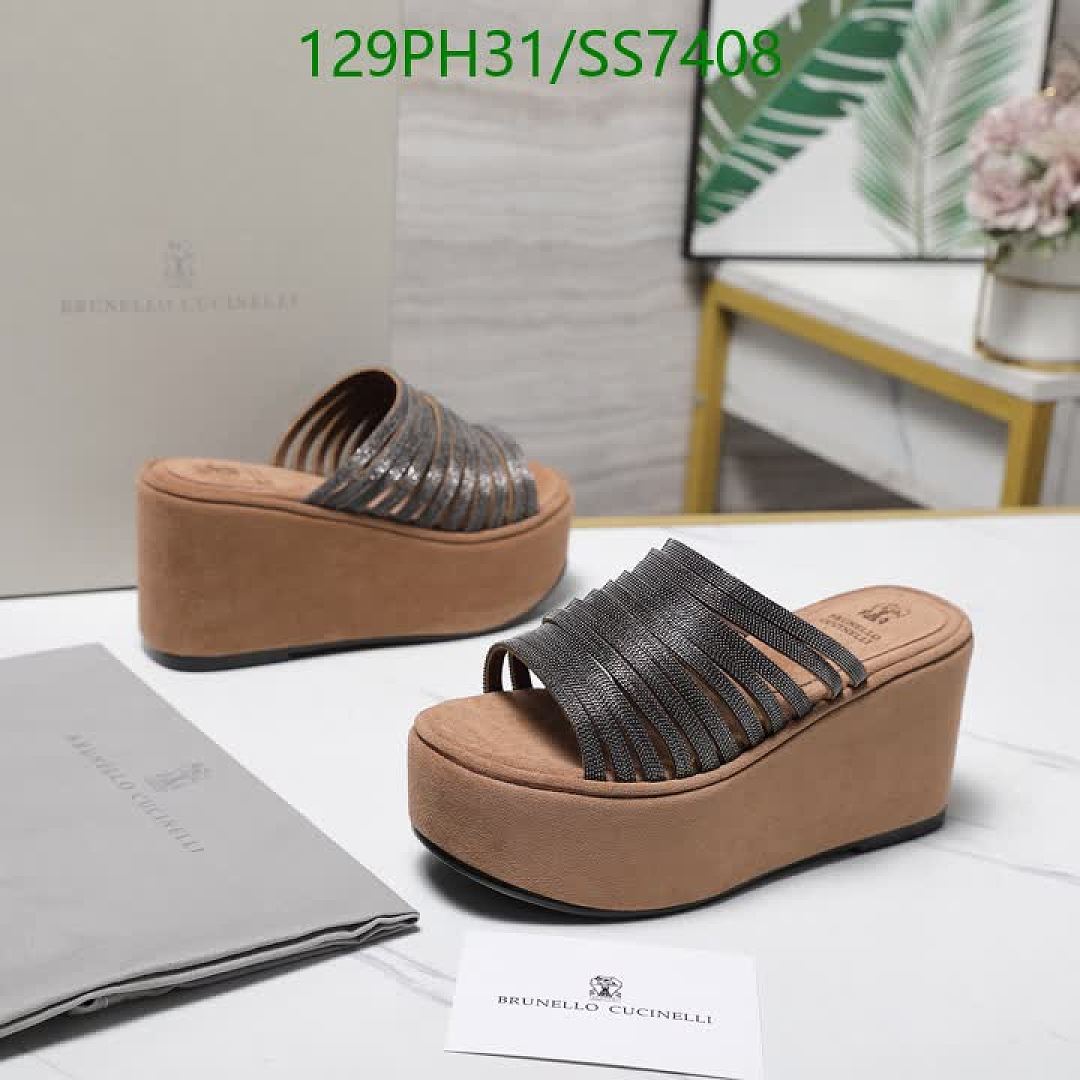 Brunello Cucinelli-Women Shoes Code: SS7408 $: 129USD
