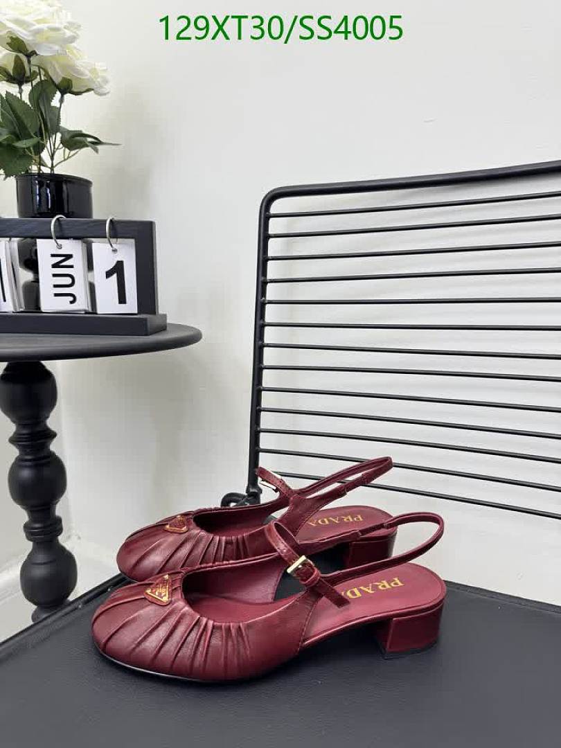 Prada-Women Shoes Code: SS4005 $: 129USD