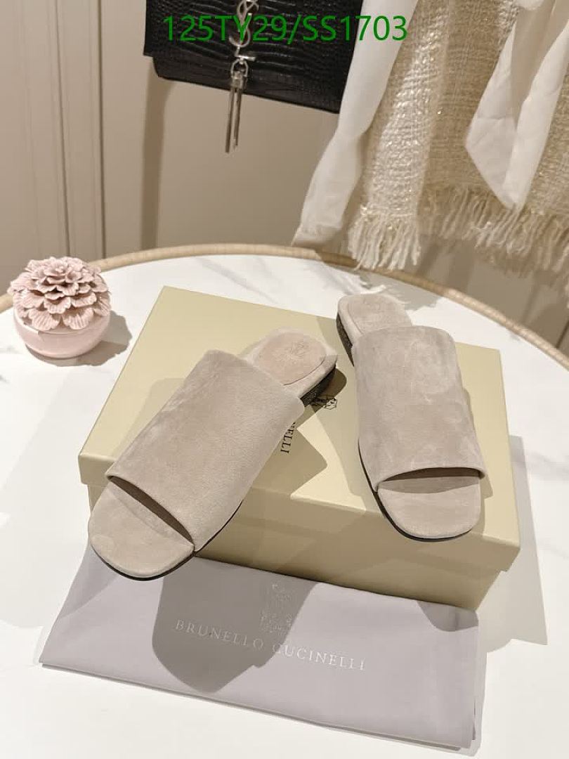 Brunello Cucinelli-Women Shoes Code: SS1703 $: 125USD