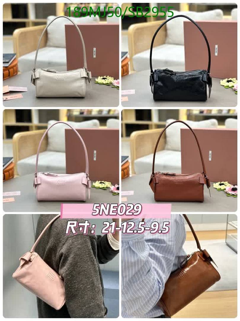 Miu Miu-Bag-Mirror Quality Code: SB2955 $: 189USD
