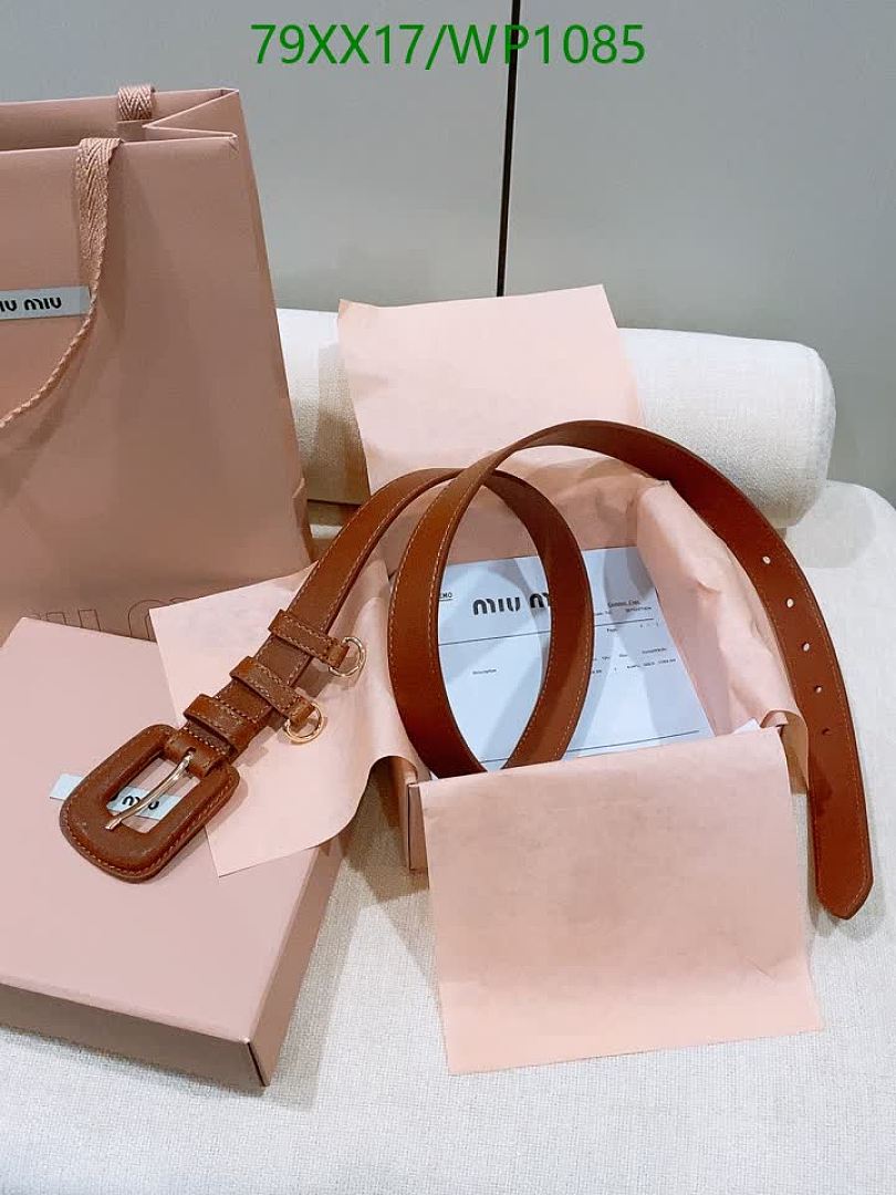 MIU MIU-Belts Code: WP1085 $: 79USD
