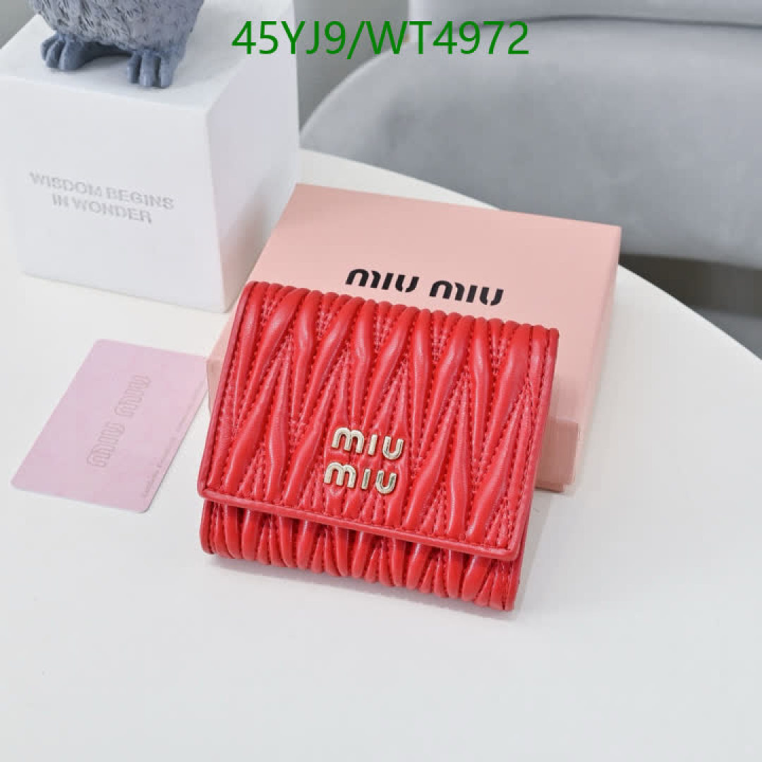 Miu Miu-Wallet-4A Quality Code: WT4972 $: 45USD