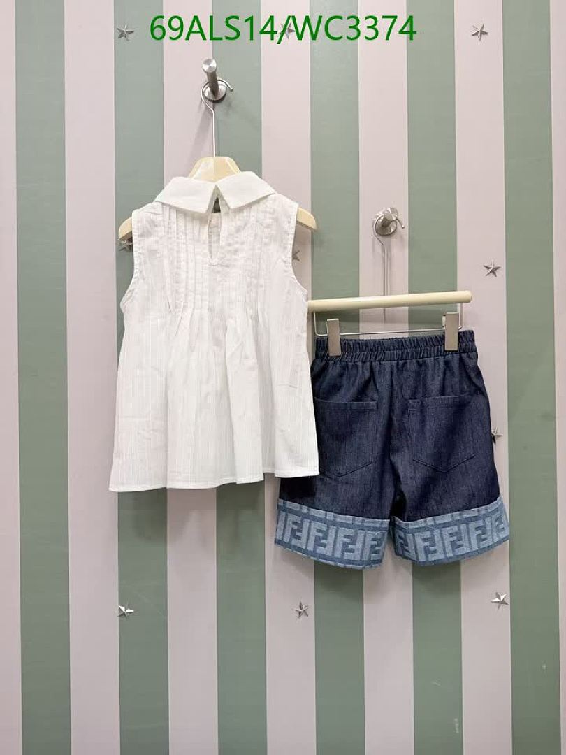 Fendi-Kids clothing Code: WC3374 $: 69USD