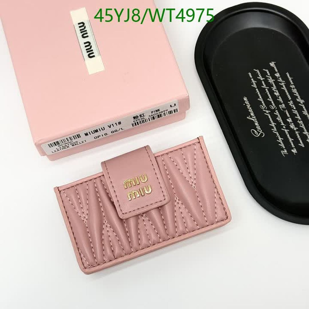 Miu Miu-Wallet-4A Quality Code: WT4975 $: 45USD