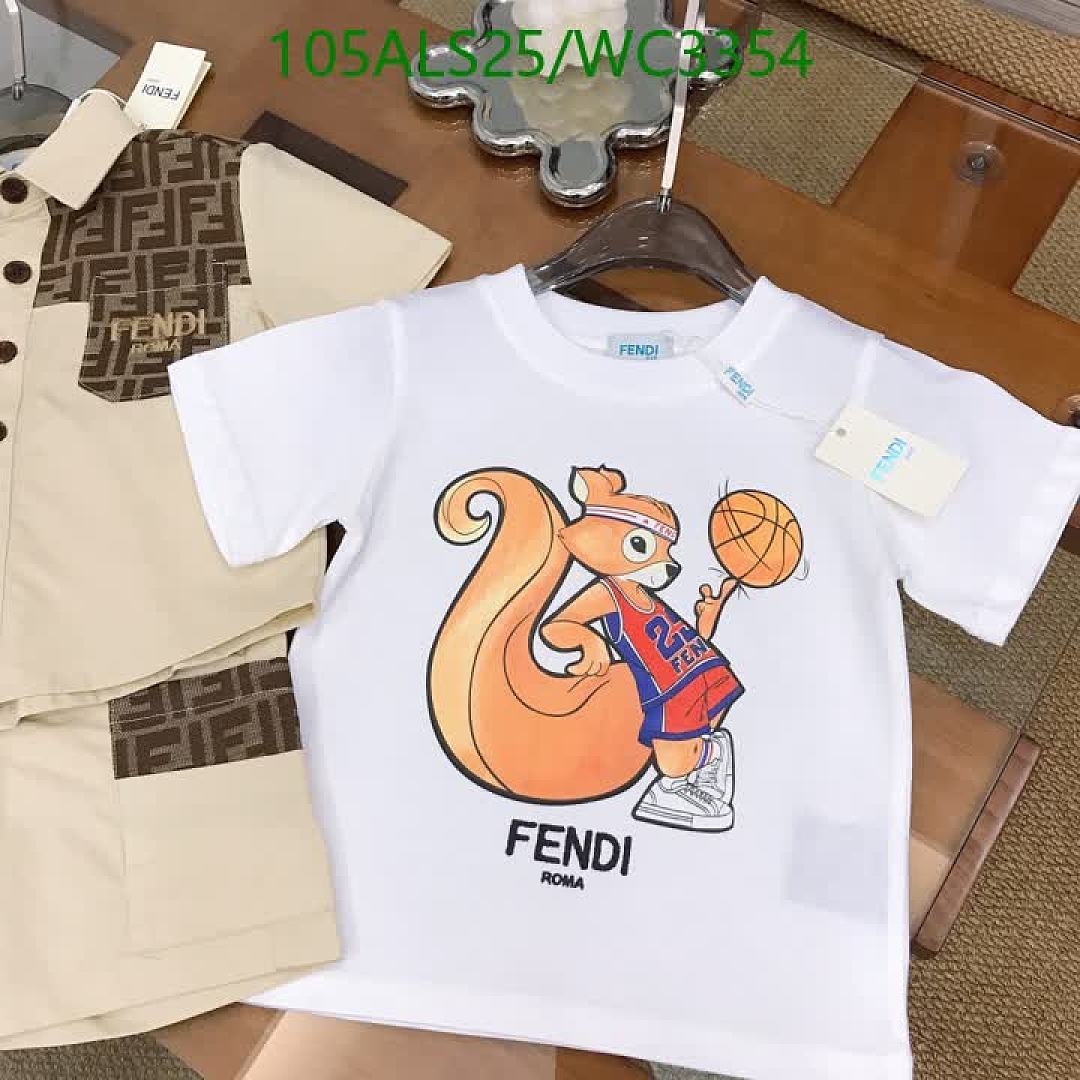 Fendi-Kids clothing Code: WC3354 $: 105USD