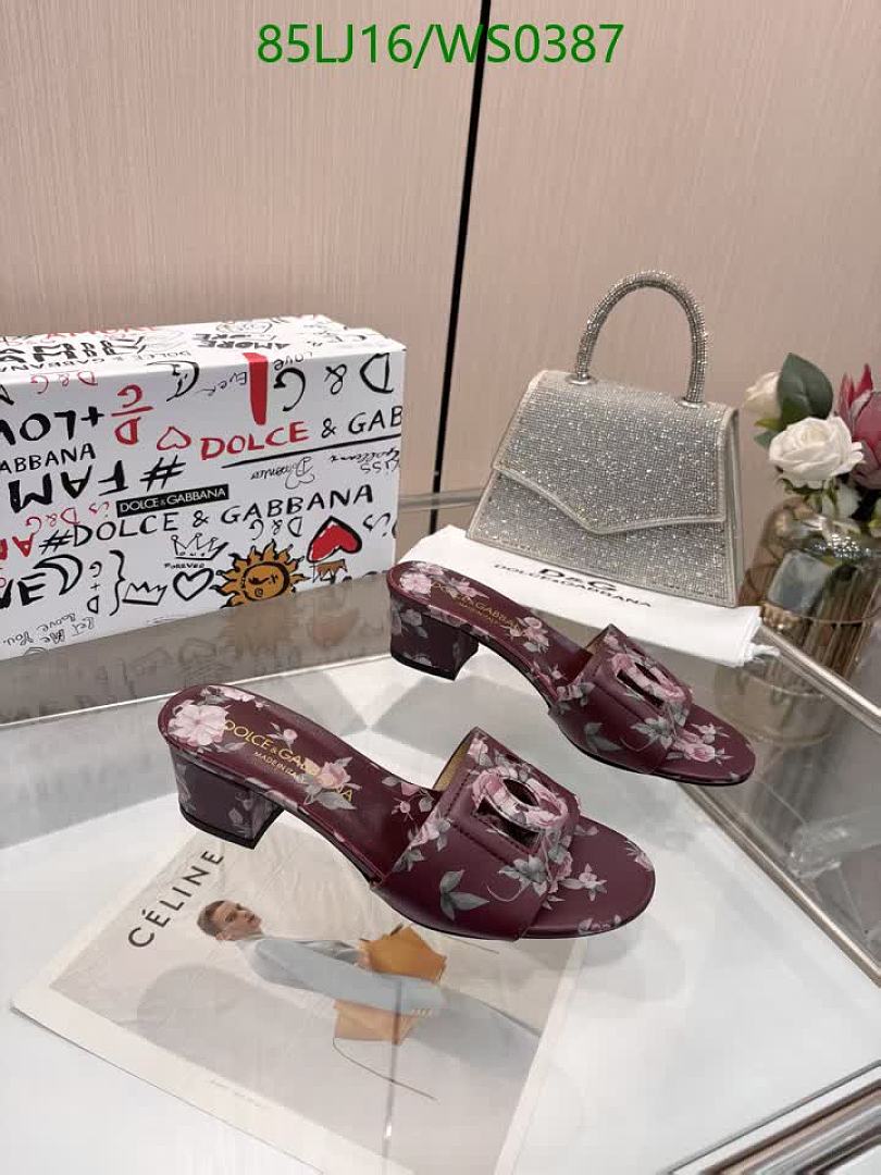 D&G-Women Shoes Code: WS0387 $: 85USD