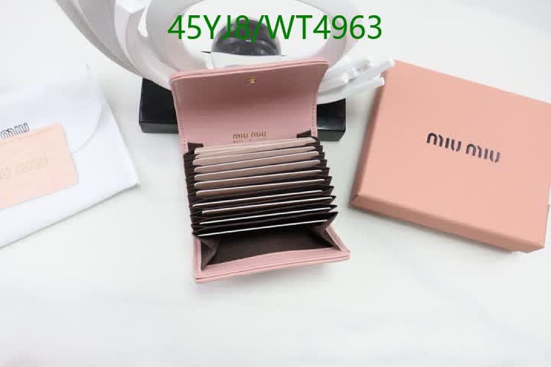 Miu Miu-Wallet-4A Quality Code: WT4963 $: 45USD