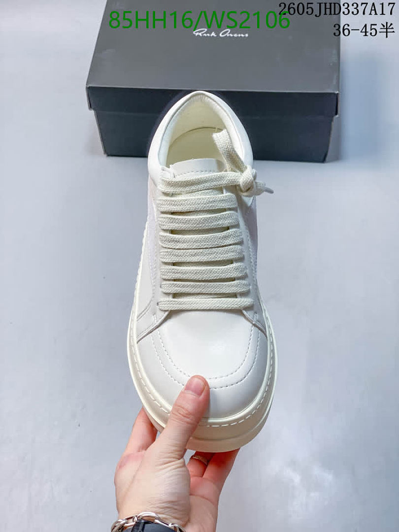 Rick Owens-Men shoes Code: WS2106 $: 85USD
