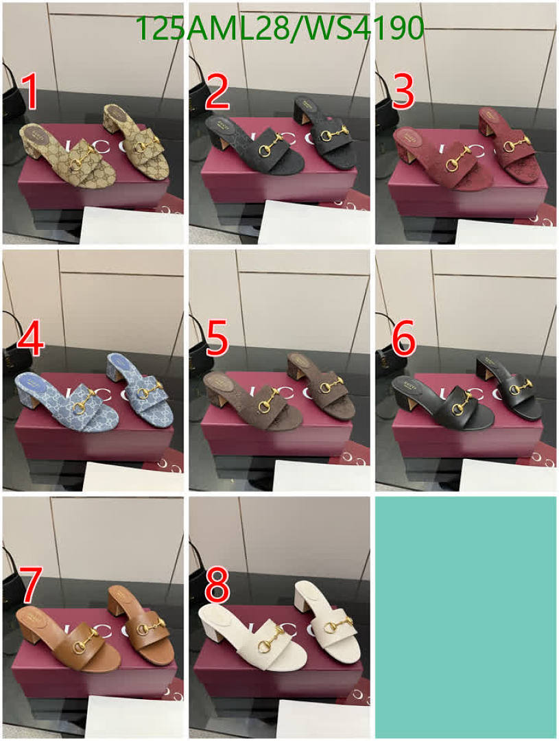 Gucci-Women Shoes Code: WS4190 $: 125USD