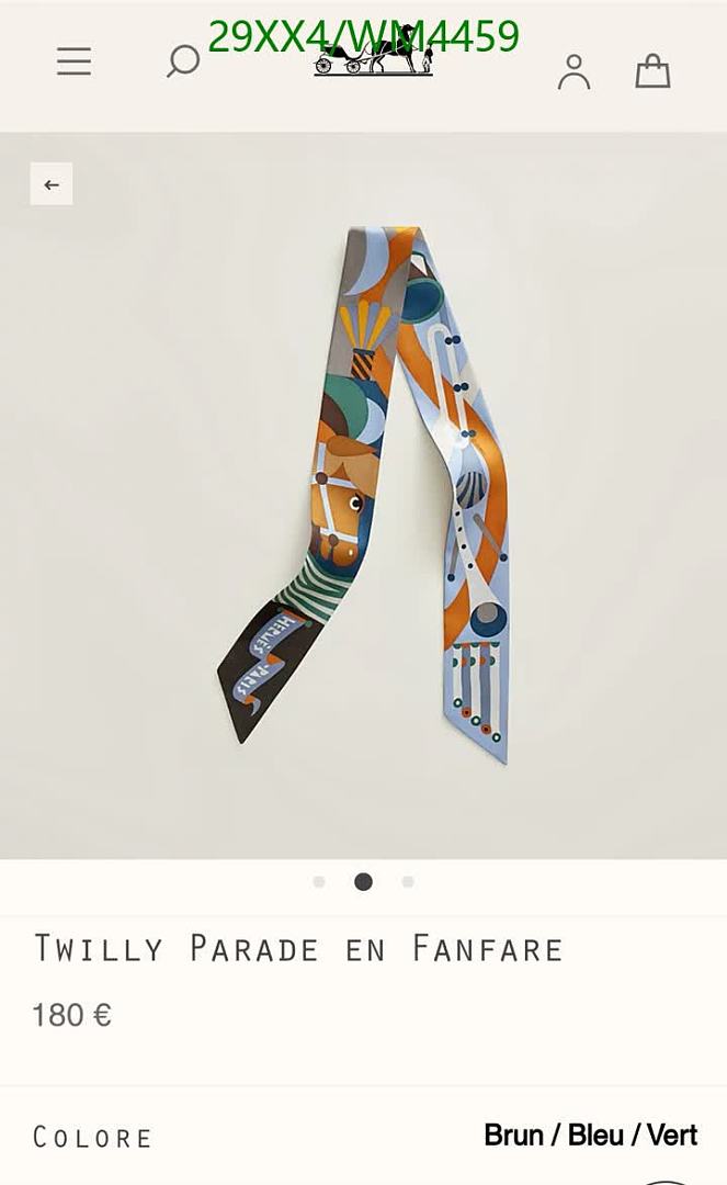 Hermes-Scarf Code: WM4459 $: 29USD