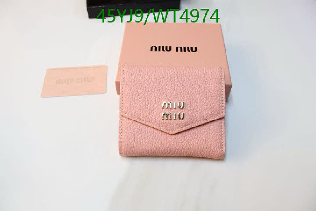 Miu Miu-Wallet-4A Quality Code: WT4974 $: 45USD