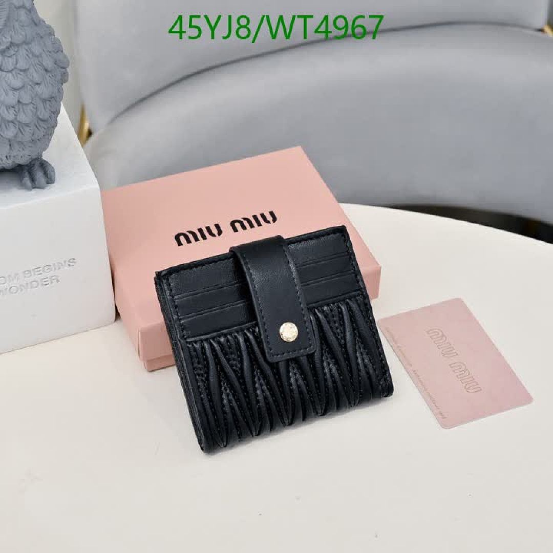 Miu Miu-Wallet-4A Quality Code: WT4967 $: 45USD