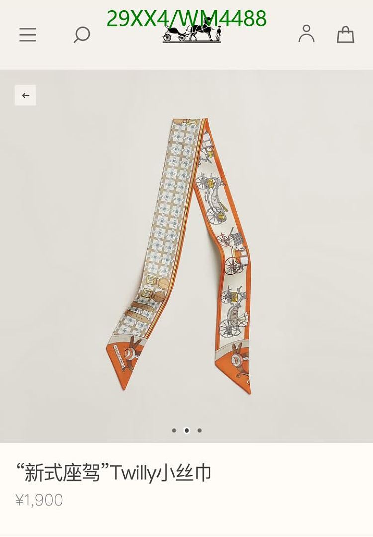 Hermes-Scarf Code: WM4488 $: 29USD
