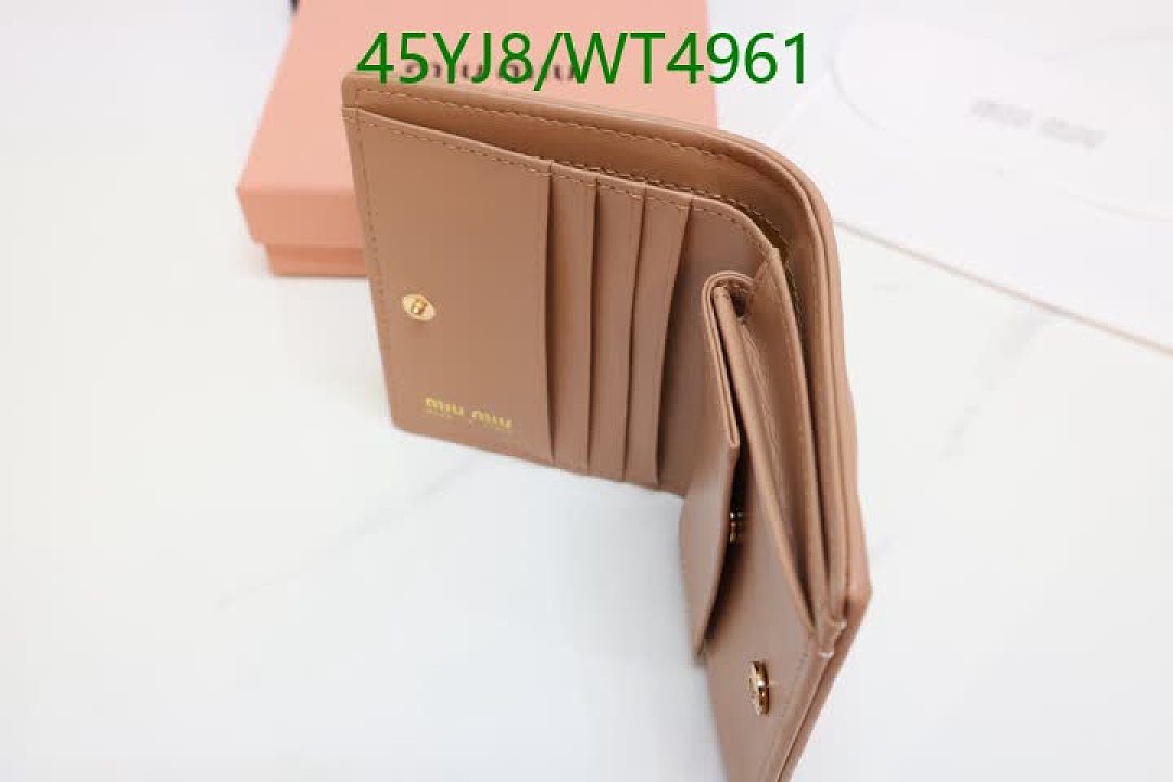 Miu Miu-Wallet-4A Quality Code: WT4961 $: 45USD