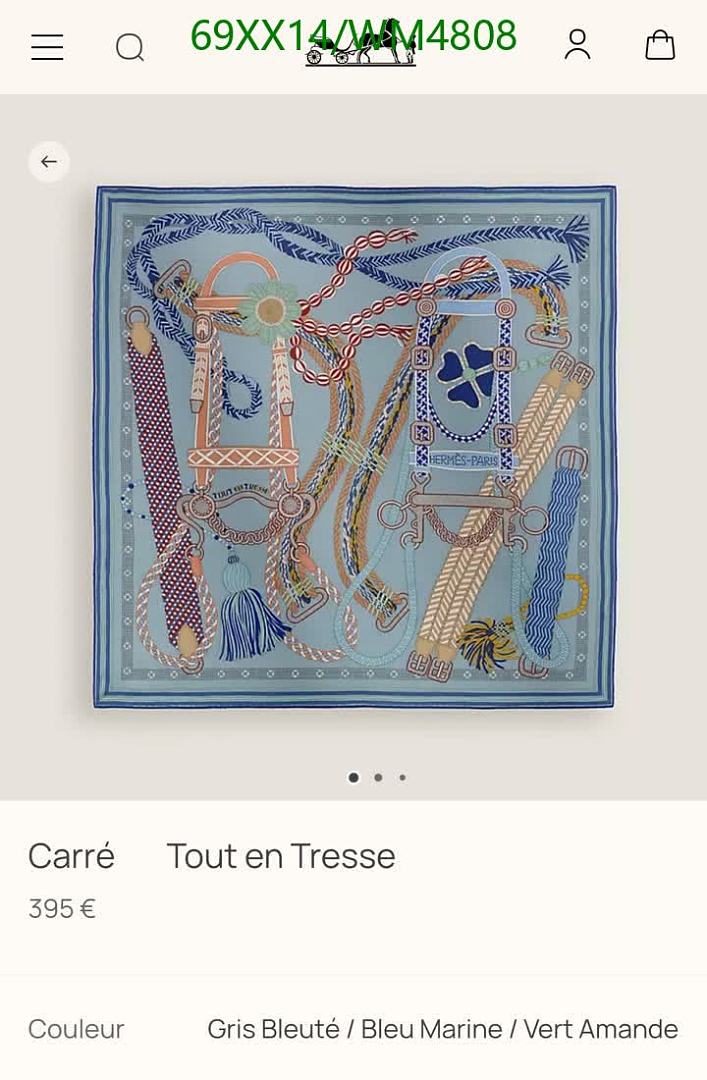 Hermes-Scarf Code: WM4808 $: 69USD