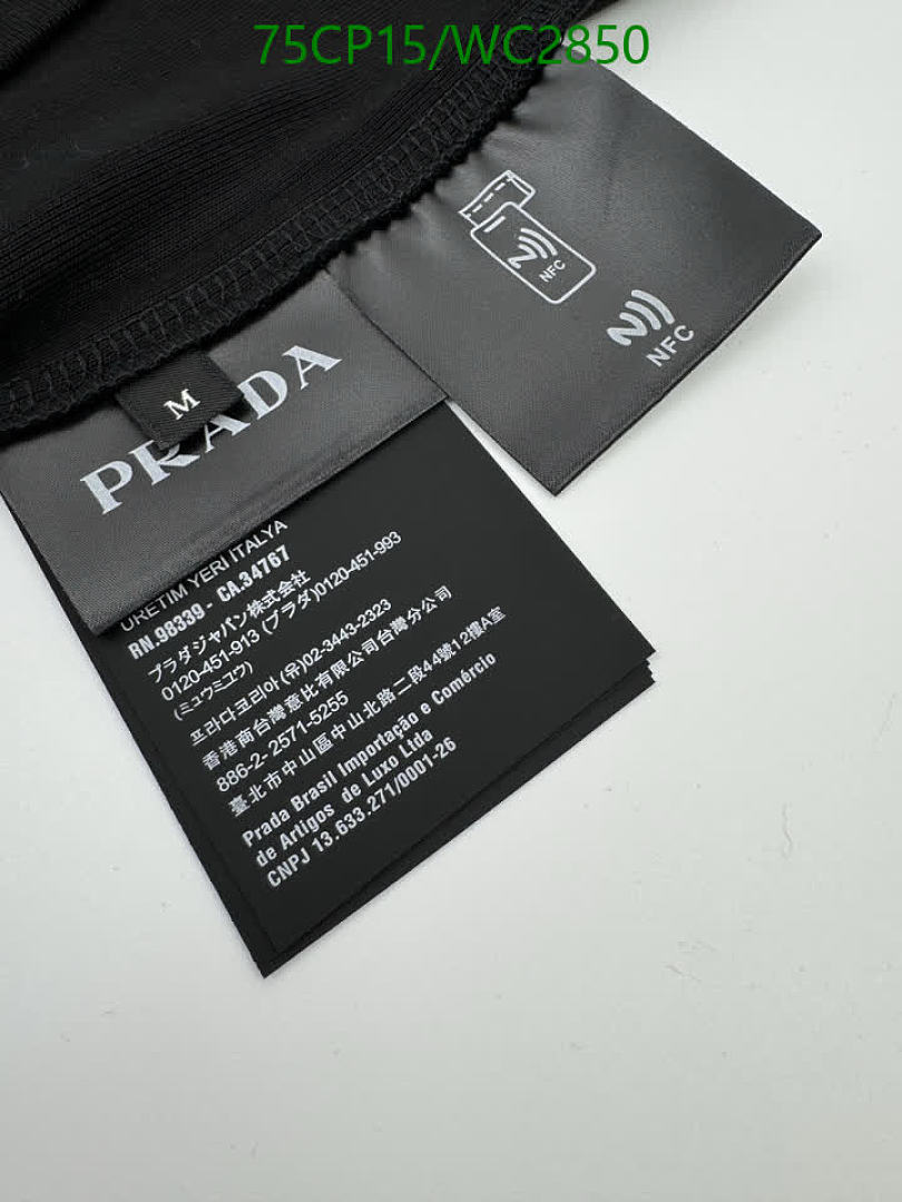 Prada-Clothing Code: WC2850 $: 75USD