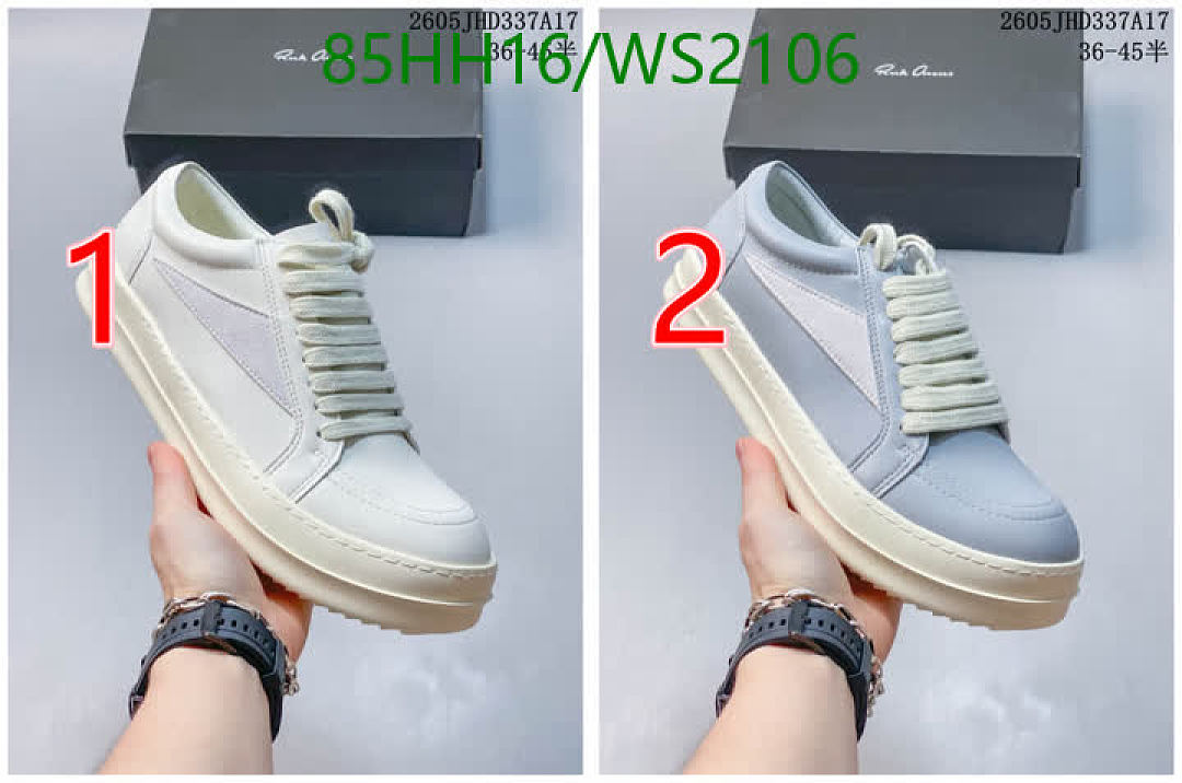 Rick Owens-Men shoes Code: WS2106 $: 85USD