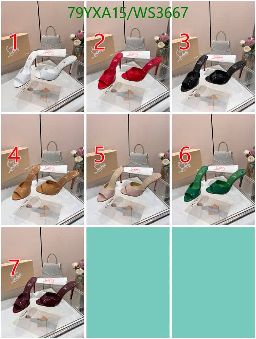 Christian Louboutin-Women Shoes Code: WS3667 $: 79USD