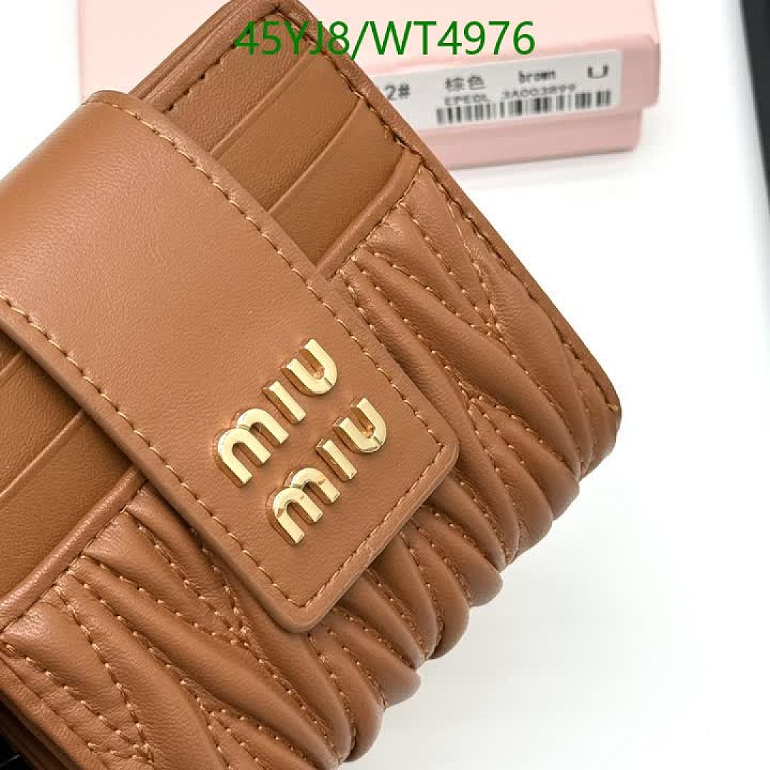 Miu Miu-Wallet-4A Quality Code: WT4976 $: 45USD