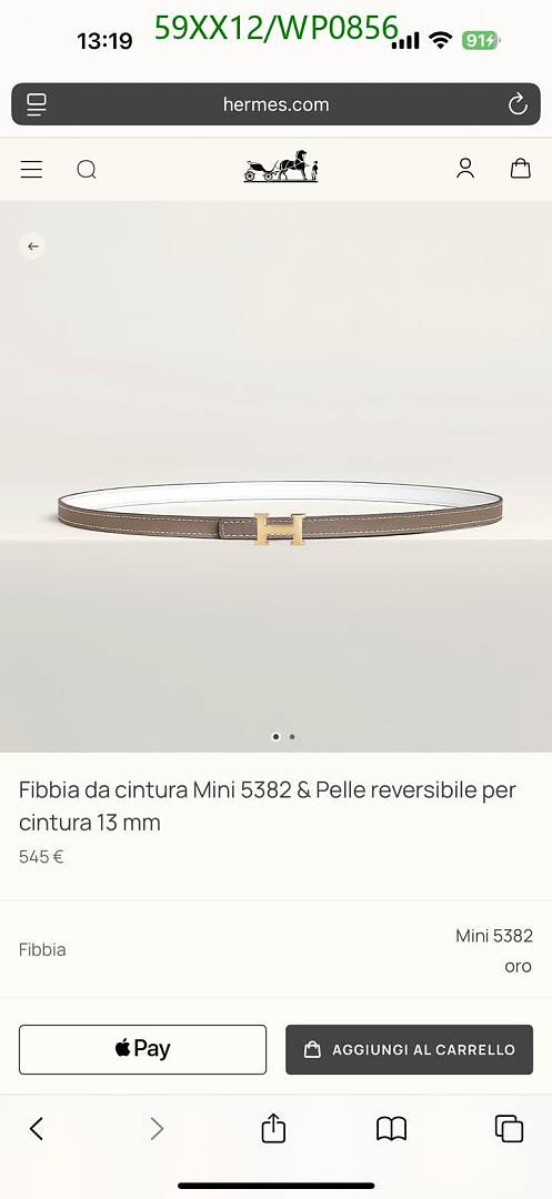 Hermes-Belts Code: WP0856 $: 59USD