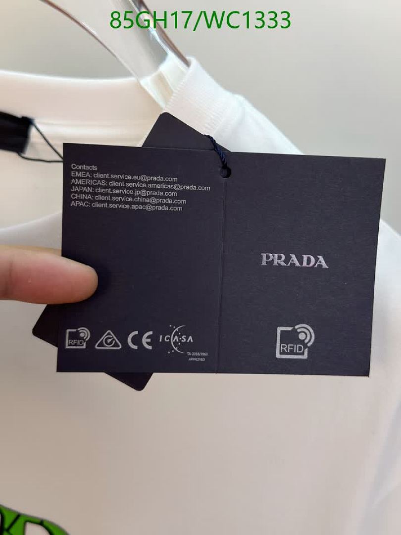 Prada-Clothing Code: WC1333 $: 85USD