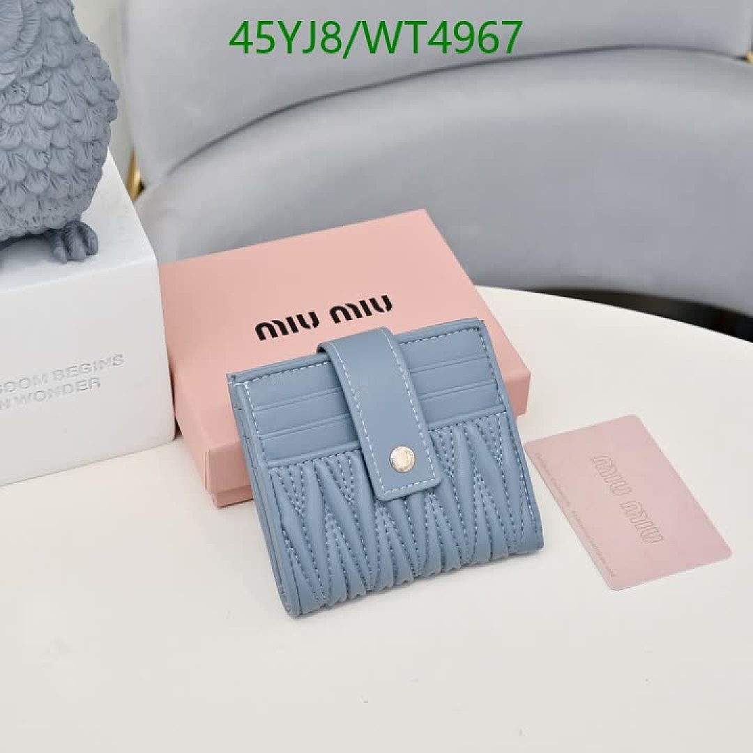 Miu Miu-Wallet-4A Quality Code: WT4967 $: 45USD