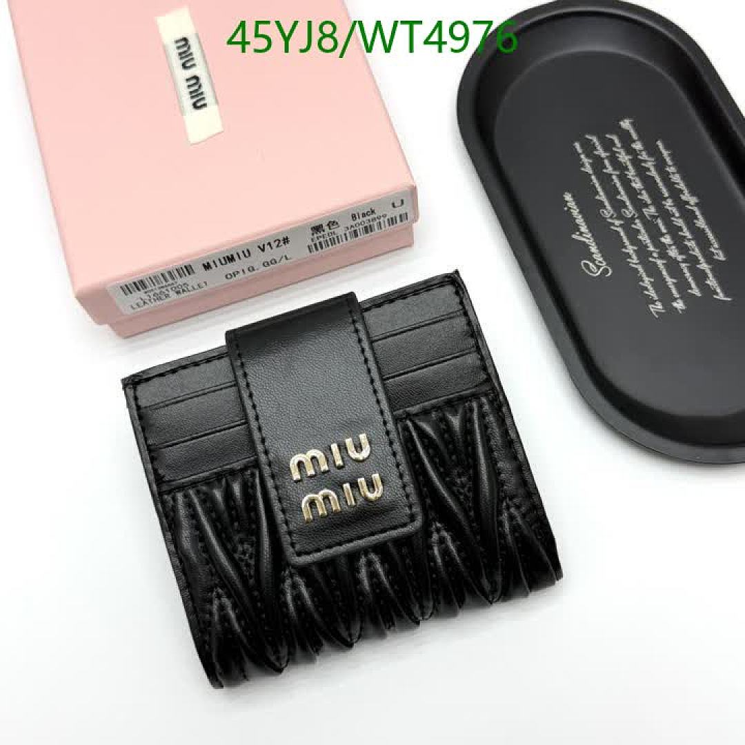Miu Miu-Wallet-4A Quality Code: WT4976 $: 45USD