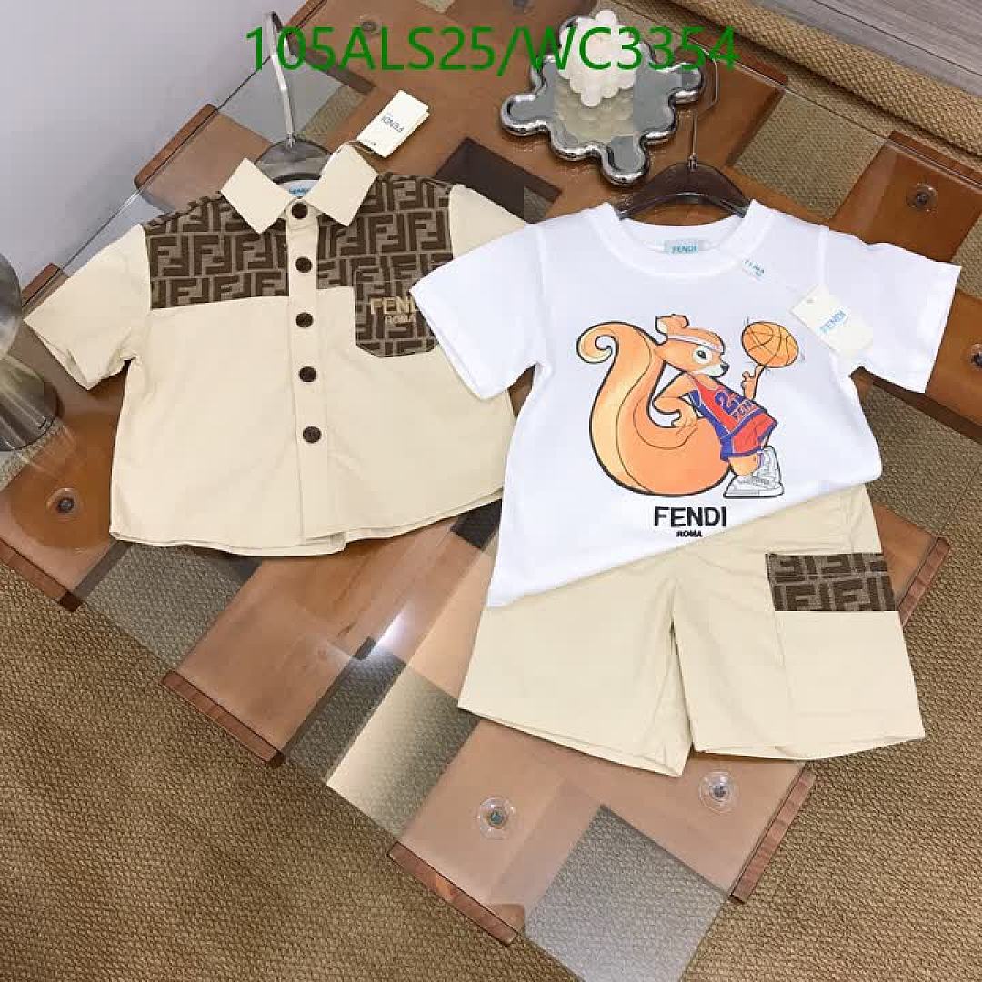 Fendi-Kids clothing Code: WC3354 $: 105USD