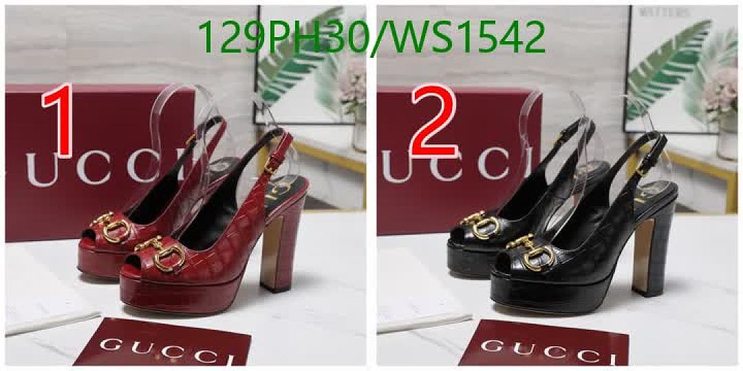 Gucci-Women Shoes Code: WS1542 $: 129USD